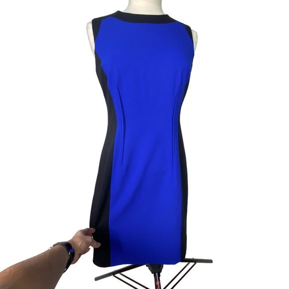 Calvin Klein Dresses Nwot Calvin Klein Royal Blue Black Fitted